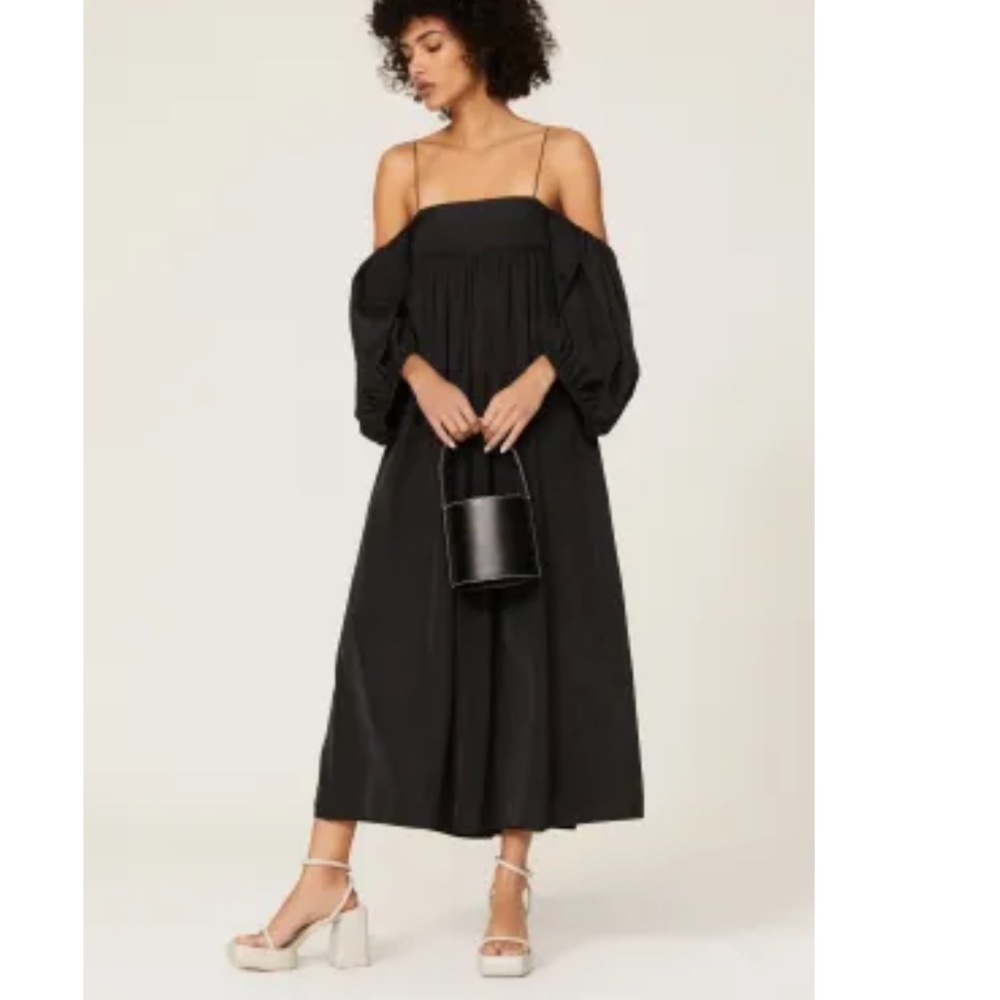 🔥 Cecile Bahnsen clack off-the-shoulder gown 6